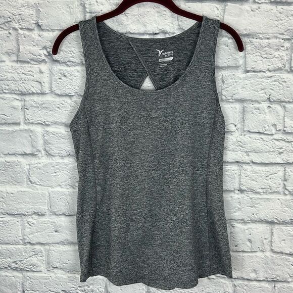 Old Navy Gray Active Tank Size Medium - Picture 1 of 5